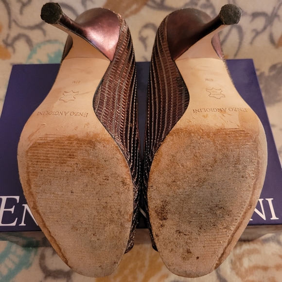 Enzo Angiolini 8.5M Open Toe 4" Heels - Picture 5 of 8